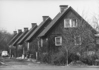 Domki fińskie w miejscu obecnego Osiedla Jerzego Kukuczki