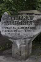 Pomnik  Romana Stachonia w Katowickim Parku Leśnym