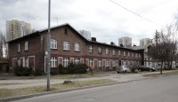 Zabudowania pofolwarczne, w których w okresie międzywojennym mieścił się dom dyrektorów kopalni Katowice, 2016