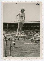 Marta Majowska-Szyndler podczas MŚ w gimnastyce sportowej, Praga 1938