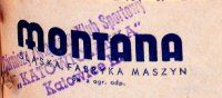Nagłówek druku firmowego Montany (1946)